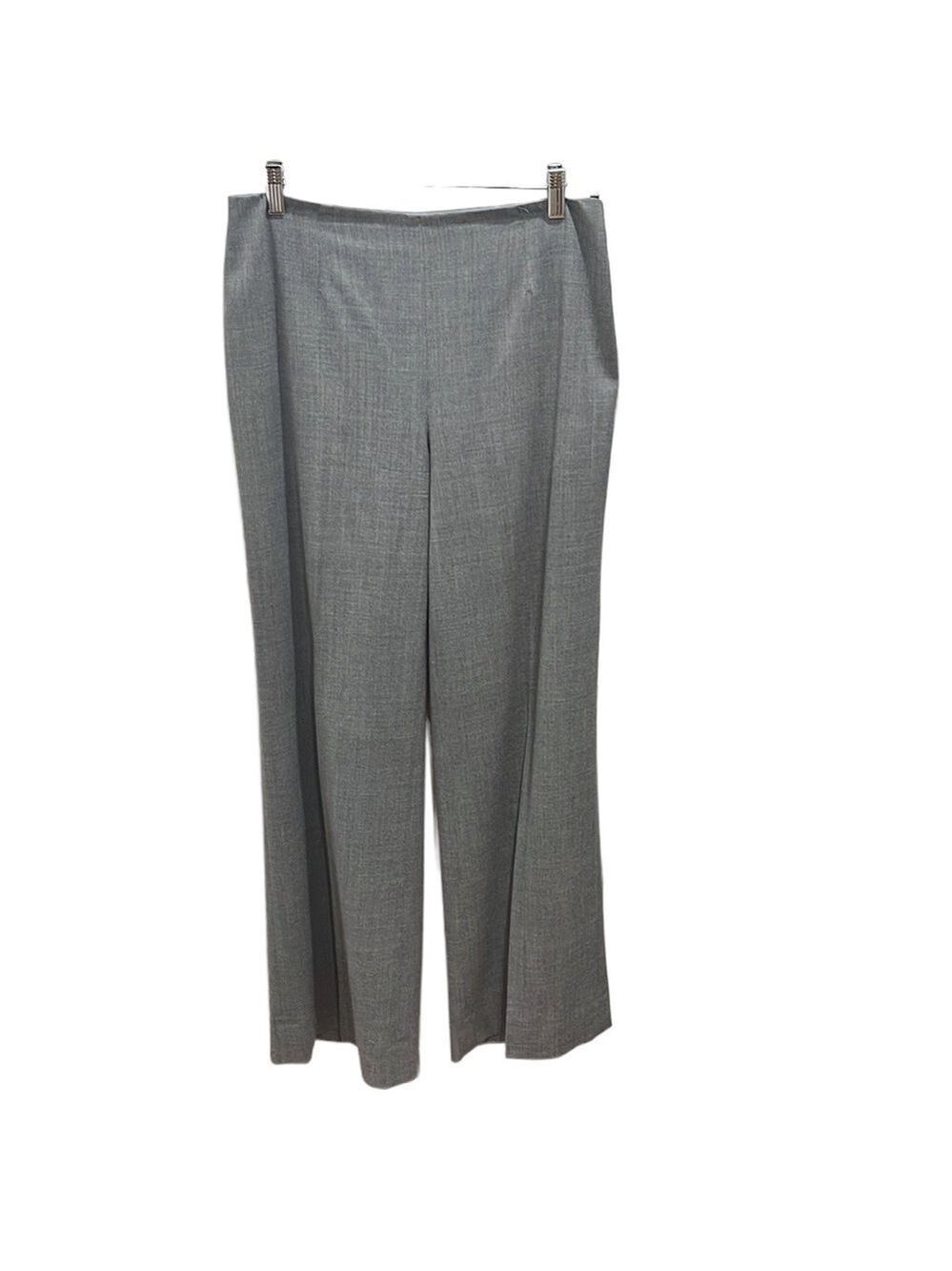 RALPH Lauren Black Label Stretch Wool Light Weight Straight Leg Pants SZ 10 Grey